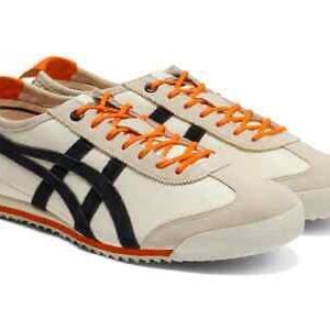 Onitsuka Tiger by Asics Cream and Black Shoes